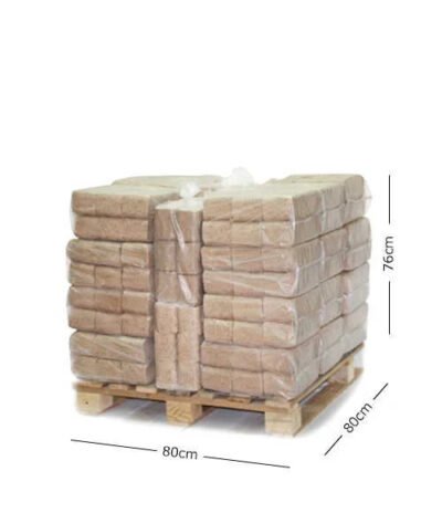 Briquetas de madera Palet de 32 bolsas