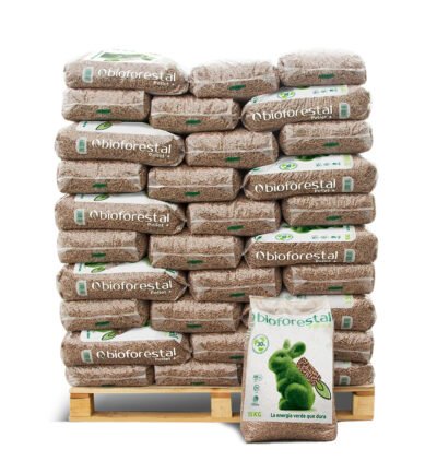 Pellets de madera BIOFORESTAL de 70 sacos - Imagen 2